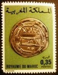 Stamps Morocco -  Monedas antiguas. Silver Dinar