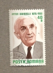 Stamps Romania -  Anton Davidoglou, matemático