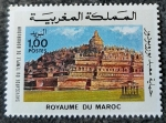 Stamps : Africa : Morocco :  UNESCO. Patrimonio de la Humanidad Templo de Borobudur