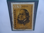 Stamps Venezuela -  Juan Vicente González Delgado (1810-1866)-Periodista y escritor Venezolano - Centenario de su Muerte