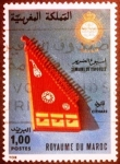 Stamps Morocco -  Cítara. Semana de la ceguera 
