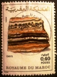 Stamps Morocco -  Minerales. Onyx 