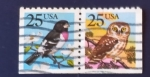 Stamps United States -  Pajaros