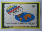 Stamps Venezuela -  Ipostel-Primer Aniversario del Instituto Postal Telegráfico de Venezuela- Emblemas.