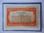 Stamps Colombia -  La Bagatela-150°. InAnivdependencia Nacional (1810-1960)-1er. Número del periódico de Antonio Nariño