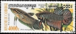 Stamps Cambodia -  fauna