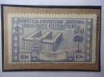 Stamps Colombia -  Pontificia Universidad Javeriana facultades Eclesiásticas- Pro Universitate Pontificia