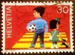Stamps Switzerland -  Seguridad vial