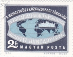 Stamps Hungary -  MAPA MUNDIAL