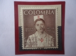 Stamps Colombia -  Manuelita de la Cruz(1753-1829)- Mártir ecuatoriana del Deber (25.XI1955) - Cruz Roja Nacional