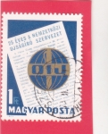 Stamps Hungary -  25 aniversario Asociación Internacional de Periodistas