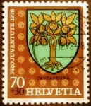 Stamps Switzerland -  Escudo de Armas de Castasegna