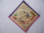 Stamps Colombia -  Campeonato Suramericano de Atletismo 1963  Cali-(XXII Varones y XII Damas)