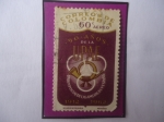 Sellos de America - Colombia -  50°Años de la UPAE (1912-1962) Unión Posta de las Américas y España-Emblema