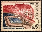 Stamps : Europe : Monaco :  Estadio Rainiero III 