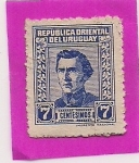 Stamps Uruguay -  Personaje