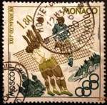 Stamps : Europe : Monaco :  Juegos Olímpicos de Moscú 