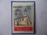 Stamps Colombia -  Iglesia de la Veracruz Panteón Nacional