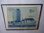 Sellos de America - Colombia -  Hotel Tequendama y la Iglesia de San Diego