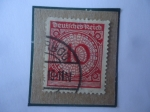 Stamps Germany -  Alemania Reino- Valor en Millones - 10 .000.000  Reichsmark.