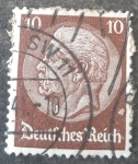 Stamps : Europe : Germany :  Paul von Hindenburg (Imperio Alemán)