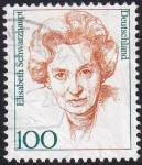 Stamps Germany -  Elisabeth Schwarzhaupt