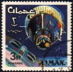 Sellos del Mundo : Asia : Emiratos_�rabes_Unidos : Gemini 4 - Capsula espacial