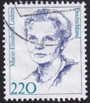 Stamps Germany -  Marie-Elisabeth Lüders