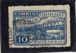 Sellos de America - Uruguay -  Puente