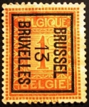 Stamps Belgium -  1912 National arms