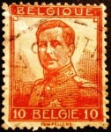Stamps Belgium -  Rey Alberto I 