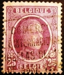 Stamps Belgium -  Rey Alberto I. Tipo Houyoux