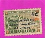 Sellos de America - Uruguay -  Recuperacion Nacional