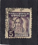 Stamps Uruguay -  Santiago Vazquez