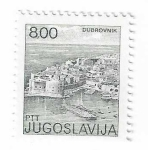 Stamps Yugoslavia -  Dubrovnik