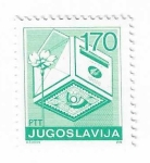 Stamps : Europe : Yugoslavia :  Servicio postal
