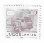 Stamps Yugoslavia -  Servicio postal