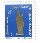 Stamps Croatia -  Virgen