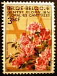 Stamps : Europe : Belgium :  Exhibición de Flores en Gante 