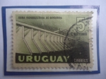 Stamps Uruguay -  Represa de Baygorria - Central Hidroeléctrica en el Río Negro