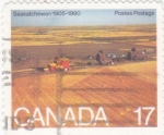 Stamps Canada -  75 aniversario Saskatchewan