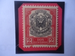 Stamps Dominican Republic -  Escudo de Armas - Sello de 2 Ctvs. Dominicanos, año 1911.
