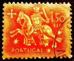 Stamps Portugal -  Caballeros medievales