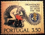 Sellos de Europa - Portugal -  O.M.S. Man Slays Dragon