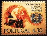 Sellos del Mundo : Europa : Portugal : O.M.S. Man Slays Dragon