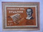 Stamps Ecuador -  Camilo Ponce Enriquez (1912-1976) Presidente del Ecuador (1959-1960) - Abogado y Político.