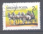 Stamps : Europe : Hungary :  carruajes Y2922