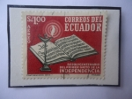 Sellos de America - Ecuador -  La Constitución-Sesquicentenario del Primer Grito  de la Independencia-150 Aniversario- Sello de 1,0