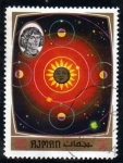 Stamps United Arab Emirates -  Precursores exploracion  espacio Copernico