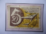 Sellos de America - Brasil -  Exposición Nacional de Industria y Comercio -Río de Janeiro 1960-Emblema de la Exposición- Sello de 